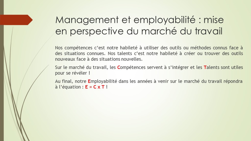 management et employabilité